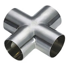 Крестовина нержавеющая ввертная ЭИ961 38 мм ГОСТ 13972-74