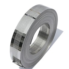 Лента нержавеющая перфорированная волнистая 08Х18Н12Т 0,5 мм